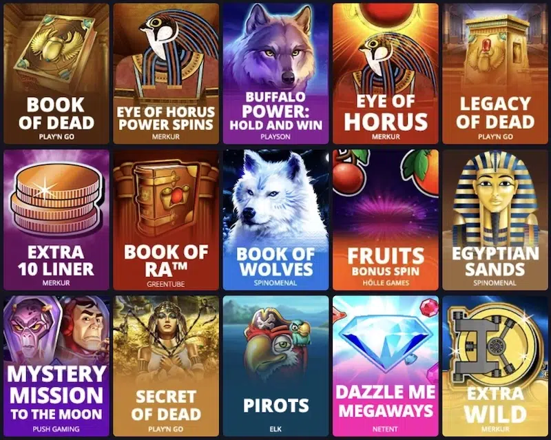 Lord Lucky Casino Spiele