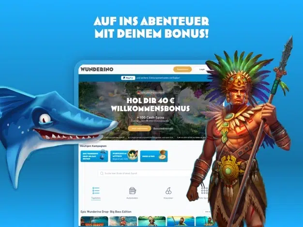 Wunderino Bonus für Neukunden