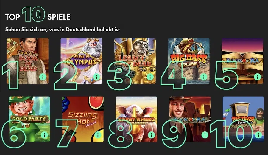 beste online casino spiele