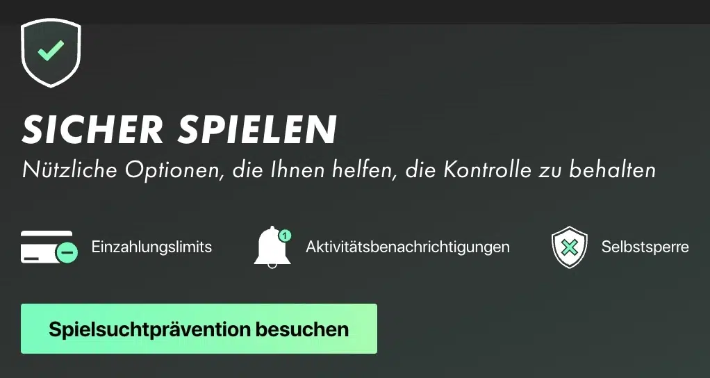 seriöse online casinos bieten spielerschutz