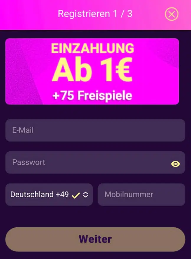 bingbong registrierung