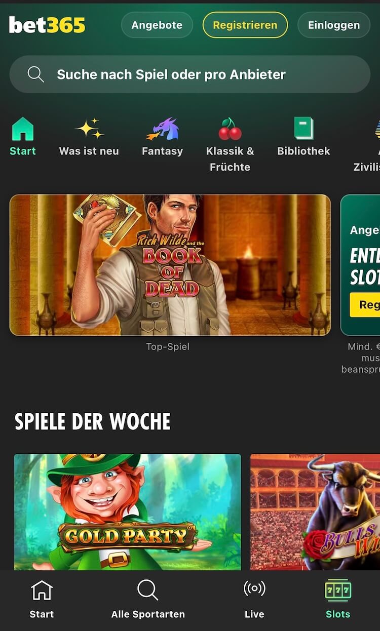 Bet365 Trustly Online Casino