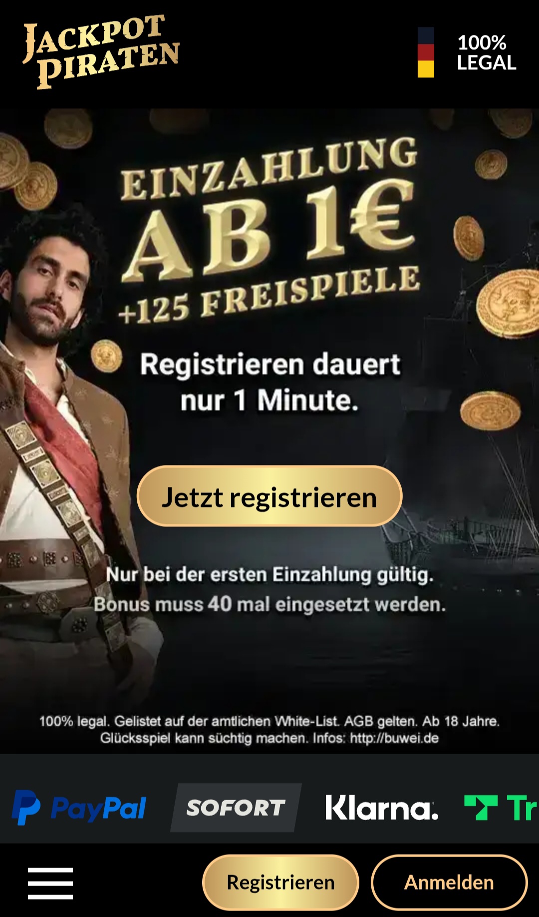 jackpotpiraten mifinity casino