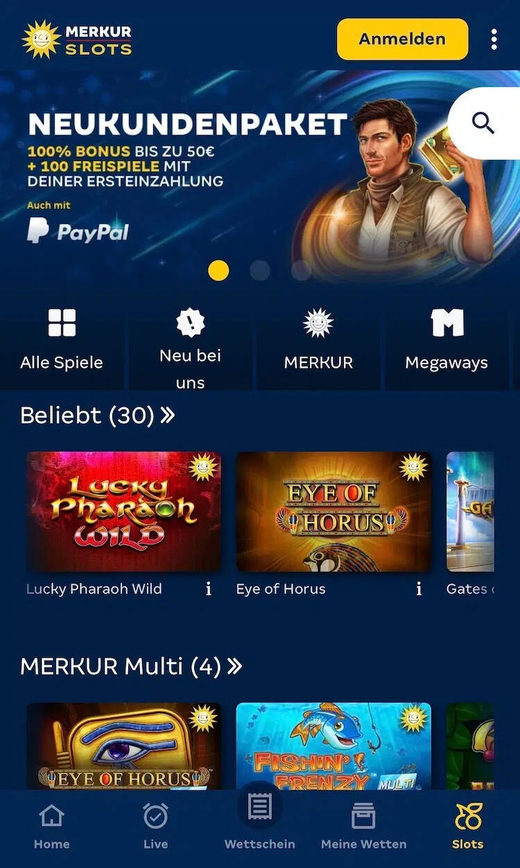 merkur slots bonus