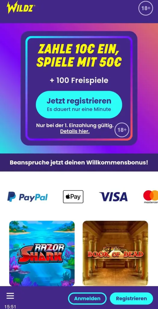 Wildz Trustly Casino