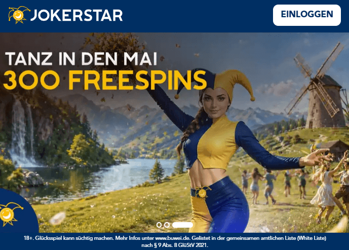 jokerstar freespins