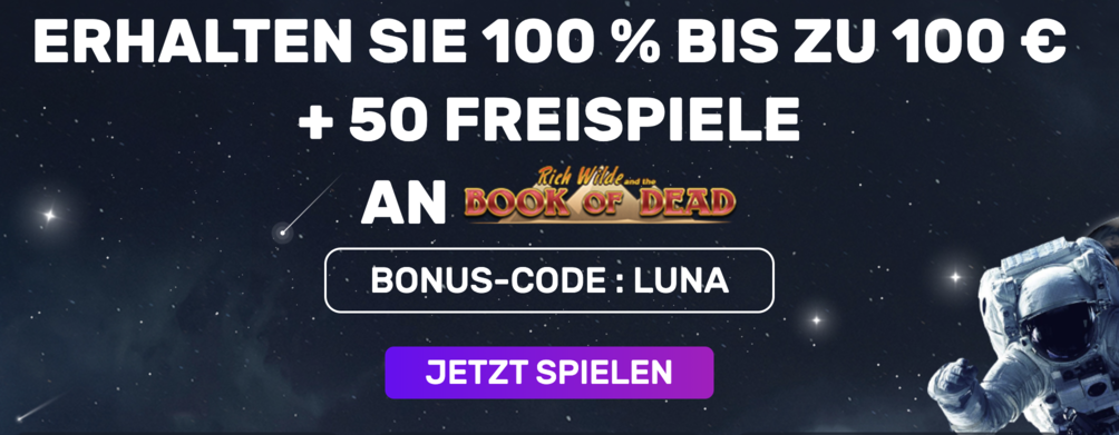 Neukundenbonus Lunaslots