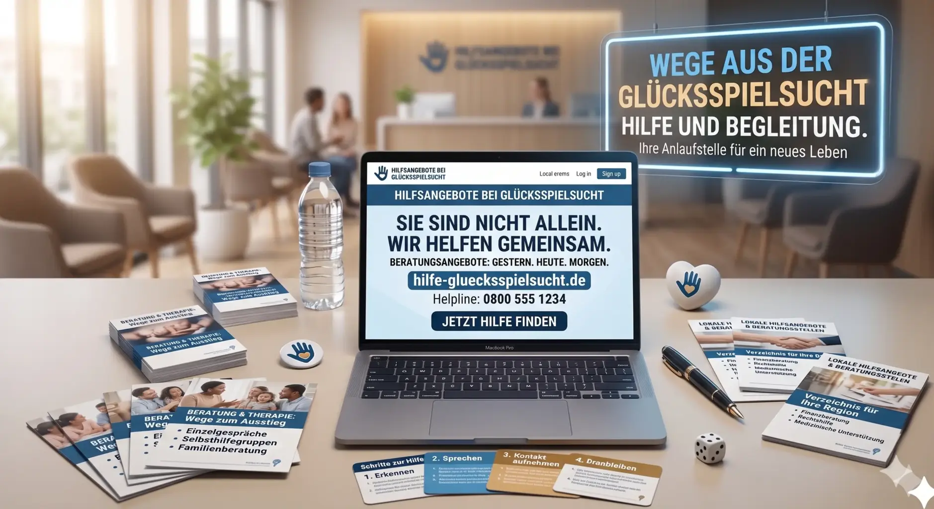 hilfsangebote bei spielsucht