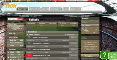 Noxwin Wettplattform
