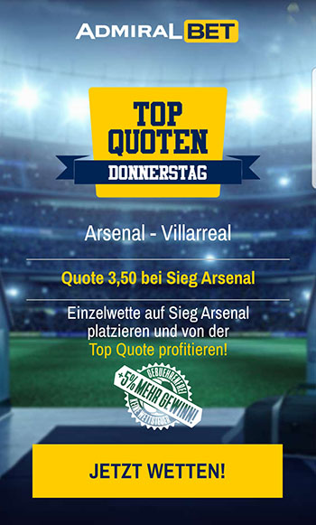 AdmiralBet Quotenboost