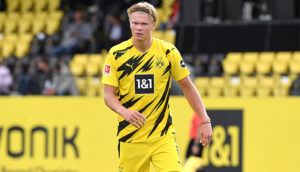 Haaland (Dortmund) © imago images / Team 2, 28.08.2020 Haaland (Dortmund)