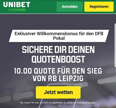 Unibet Quotenboost