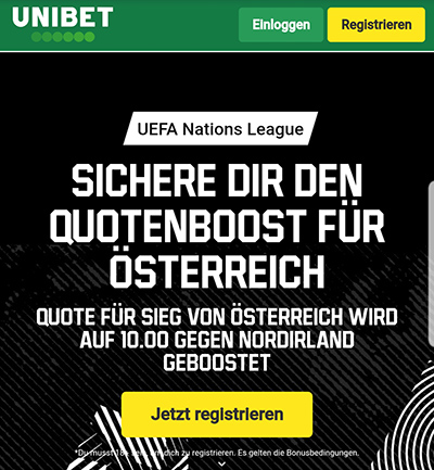 Unibet Quotenboost