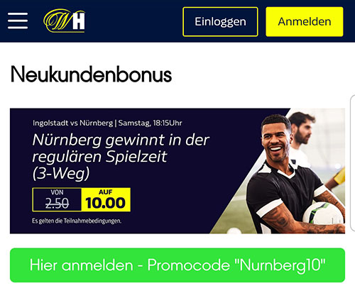 William Hill Quotenboost