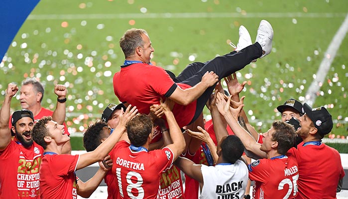 Jubelt Flick mit Bayern auch gegen Sevilla wieder? © GEPA pictures Bayern Sevilla Tipp