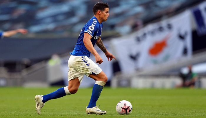 Trifft James erstmals für Everton gegen West Bromwich?