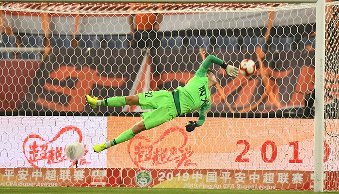 Hält Dianzuo Liu gegen Guangzhou R&F die Null? © imago images / Imaginechina, 03.08.2019
