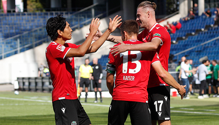 Schießt Ducksch Hannover zum Derbysieg in Osnabrück? © imago images / Joachim Sielski, 19.09.2020 Osnabrück Hannover Tipp