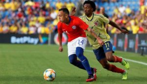Wer behält zwischen Chile und Kolumbien die Oberhand? © imago images / Agencia Efe, 12.10.2019 Wer behält zwischen Chile und Kolumbien die Oberhand?