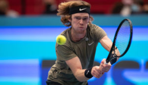 Gewinnt Rublev das Finale in Wien gegen Sonego? © imago images / Hasenkopf, 30.10.2020 Gewinnt Rublev das Finale in Wien gegen Sonego?