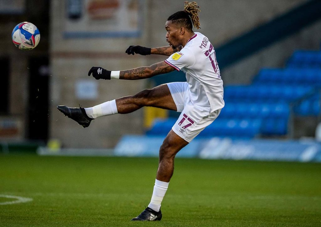 Trifft Ivan Toney für Brentford auch gegen die Queens Park Rangers? © imago images / Action Plus, 22.11.2020 Brentford QPR Tipp