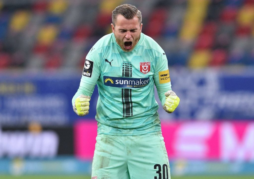 Hält Müller für Halle seinen Kasten gegen Viktoria Köln sauber?