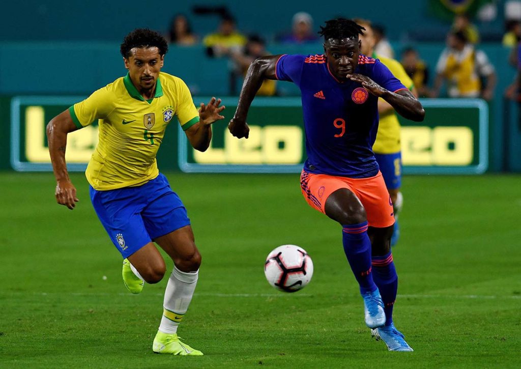 Kolumbien vor heißem Tanz gegen Uruguay © imago images / Action Plus, 06.09.2019 Kolumbien Uruguay Tipp