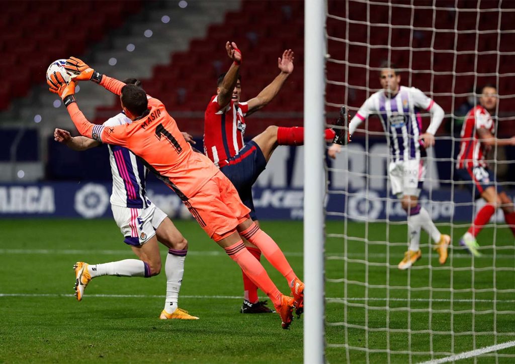 Hält Masip die Null für Valladolid gegen Osasuna? © imago images / Marca, 05.12.2020 Valladolid Osasuna Tipp