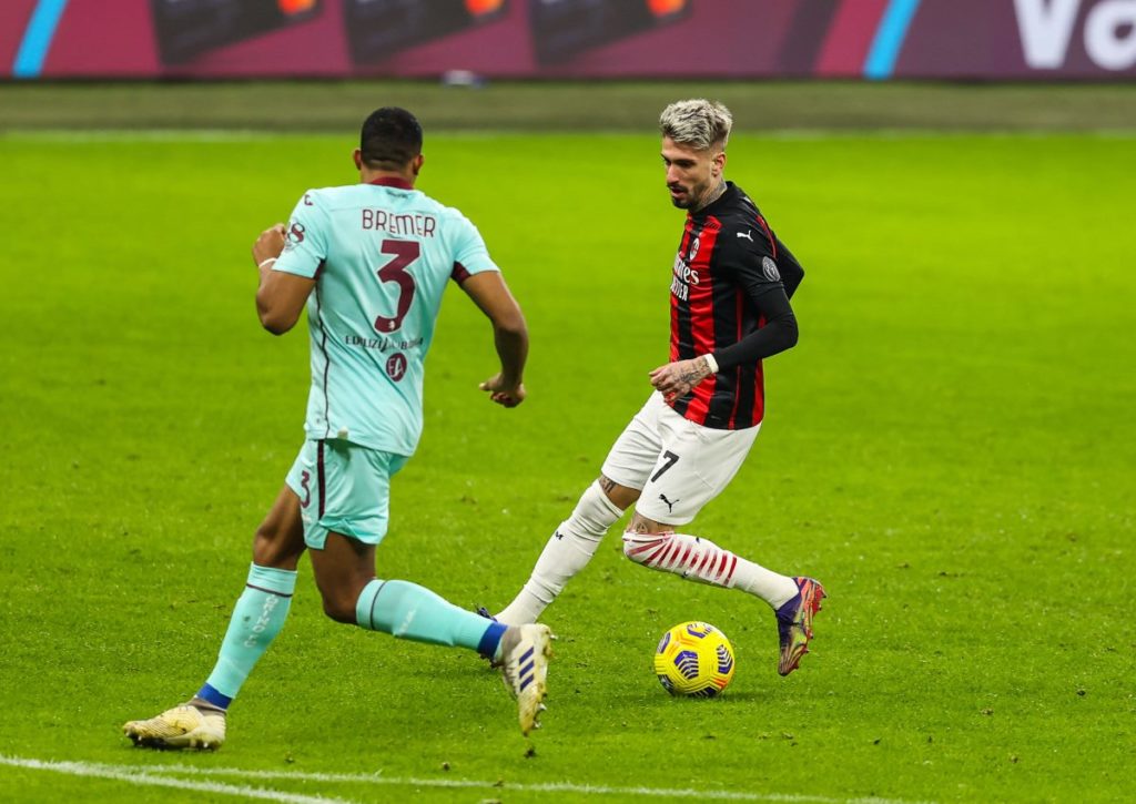 Gewinnen Castillejo und der AC Milan auch im Pokal gegen den Turin FC?