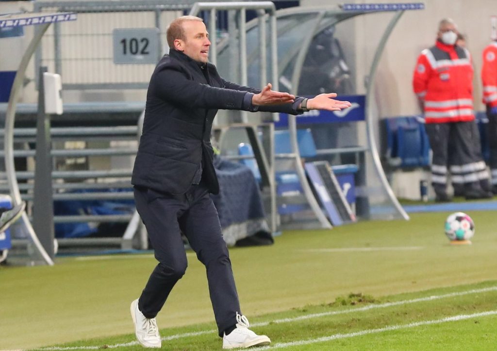Sebastian Hoeneß, Trainer der TSG Hoffenheim, kämpft gegen die Hertha einmal mehr um seinen Job