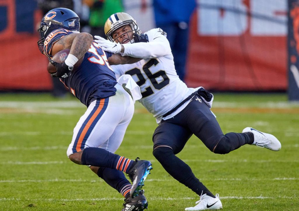 Spielt das Nervenkostüm der Saints gegen die Bears diesmal mit? © imago images / ICON Smi, 01.11.2020 Spielt das Nervenkostüm der Saints gegen die Bears diesmal mit?