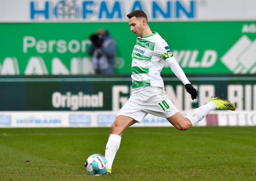 branimir-hrgota-schuss-2021 Hannover vs. Fürth Tipp