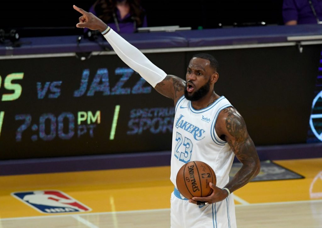 Wird LeBron James von den Lakers gegen die Jazz geschont?