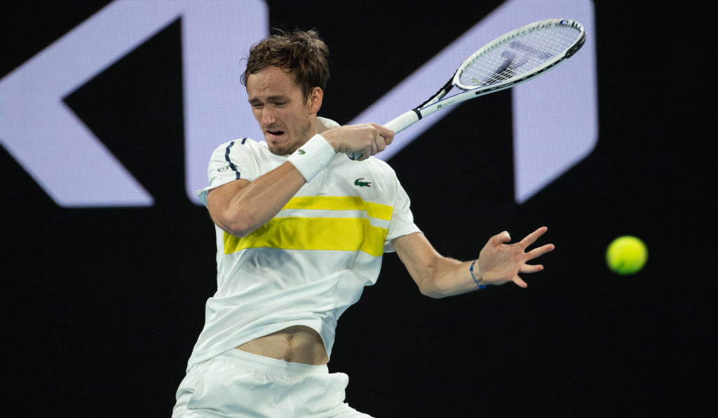 Zieht Medvedev sorgenfrei gegen Krajinovic ins Achtelfinale ein? © imago images / Xinhua, 11.02.2021 Krajinovic Medvedev Tipp