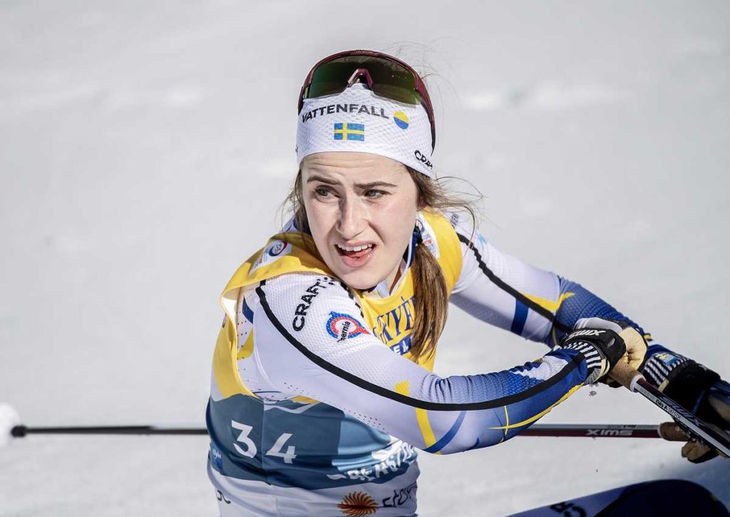 Triumphieren Andersson und die Schwedinnen bei der WM-Staffel in Oberstdorf? © IMAGO / TT, 02.03.2021 Oberstdorf WM Cross Country Staffel Damen