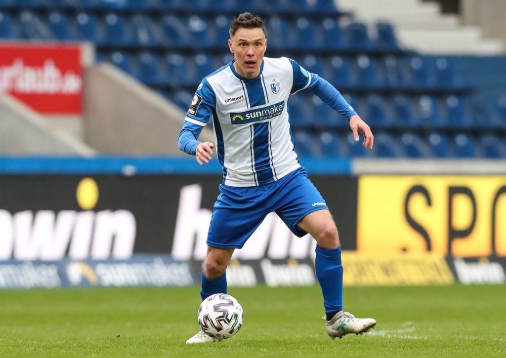 Springen Bittroff und Magdeburg mit einem Sieg gegen Bayern 2 ans rettende Ufer? © IMAGO / Christian Schroedter, 06.03.2021 Springen Bittroff und Magdeburg mit einem Sieg gegen Bayern 2 ans rettende Ufer?