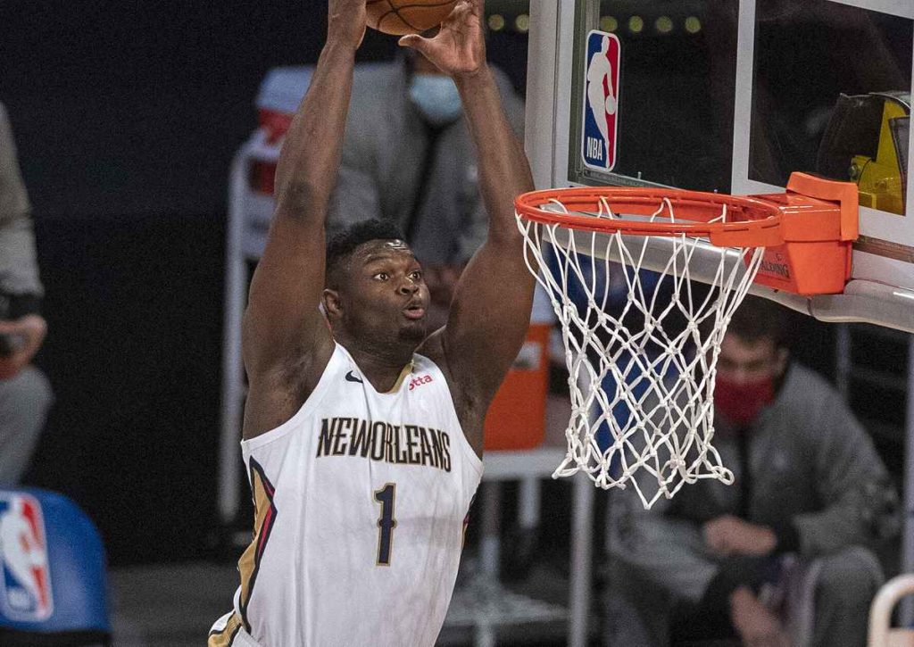 Zeigt WIlliamson gegen Portland eine starke Leistung? © IMAGO / ZUMA Wire, 15.01.2021 Portland Trail Blazers New Orleans Pelicans Tipp