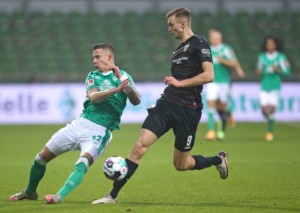 Geht es auch im Rückspiel zwischen dem VfB Stuttgart und Werder Bremen heiß her? © IMAGO / Pressefoto Baumann, 06.12.2020 Geht es auch im Rückspiel zwischen dem VfB Stuttgart und Werder Bremen heiß her?