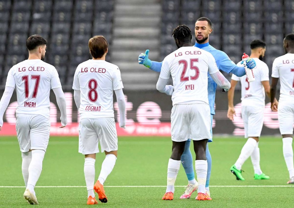 Zeigen Kyei und Servette Genf ein positives Zeichen gegen Sion nach dem Debakel vom Wochenende? © IMAGO / Pius Koller, 13.12.2020 Servette Genf Sion Tipp 04 2021