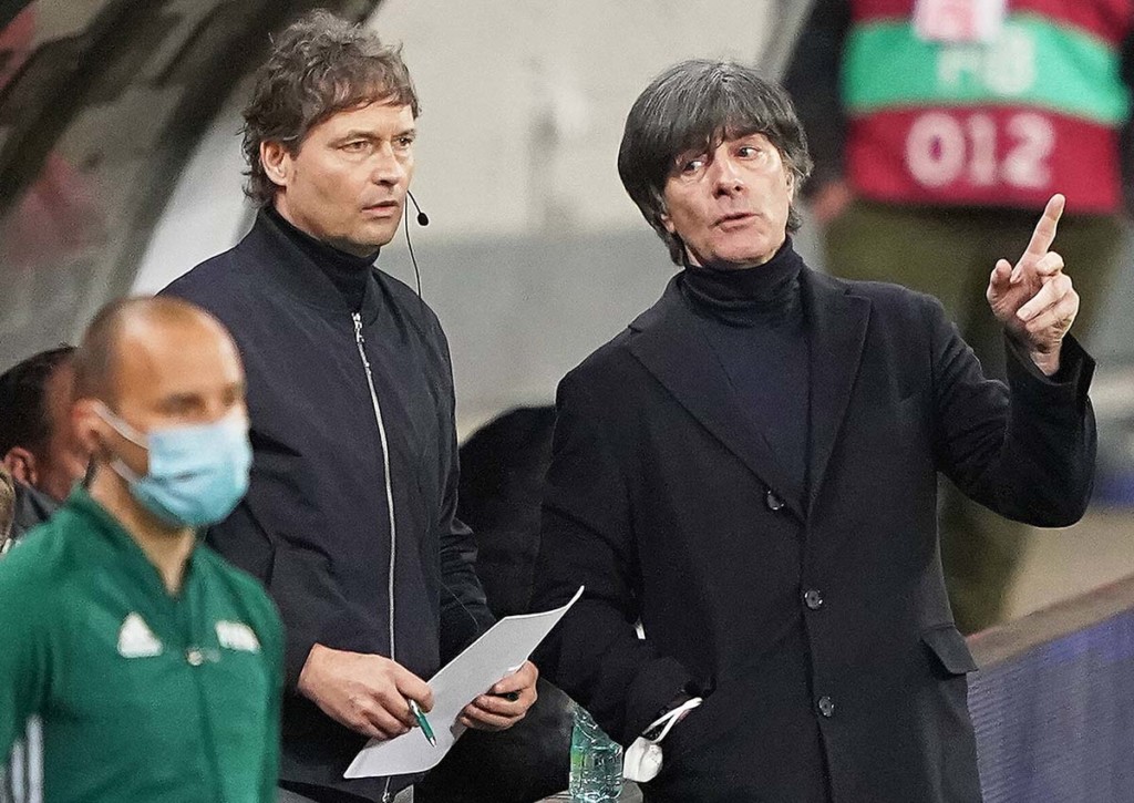 Joachim Löw hat sein DFB-Team für die bevorstehende EM 2021 auserkoren. © IMAGO / ActionPictures, 28.03.2021