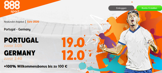 888sport Portugal - Deutschland Quoten Boost