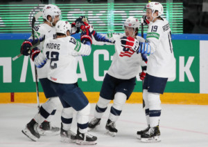 Wird die USA gegen die Slowakei im Viertelfinale ihrer Favoritenrolle gerecht? © IMAGO / Xinhua, 23.05.2021 Wird die USA gegen die Slowakei im Viertelfinale ihrer Favoritenrolle gerecht?