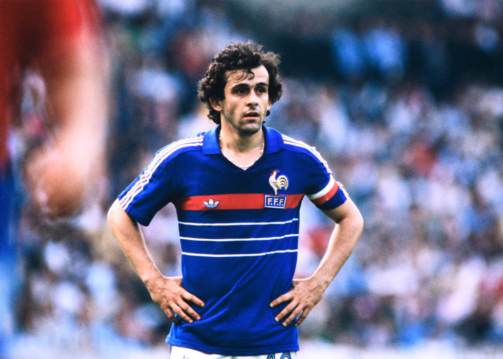 EM Gastgeber mit Frankreichs Michel Platini