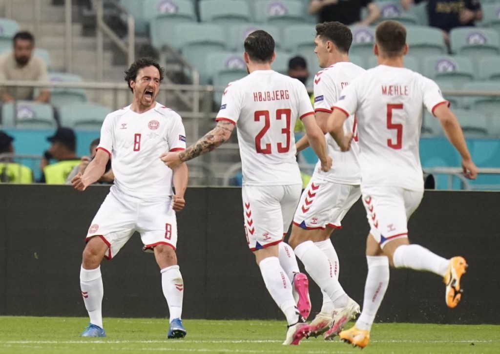 Gelingt Dänemark gegen England am 07.07.2021 die Überraschung im EM-Halbfinale? © IMAGO / Ritzau Scanpix, 03.07.2021 Gelingt Dänemark gegen England am 07.07.2021 die Überraschung im EM-Halbfinale?