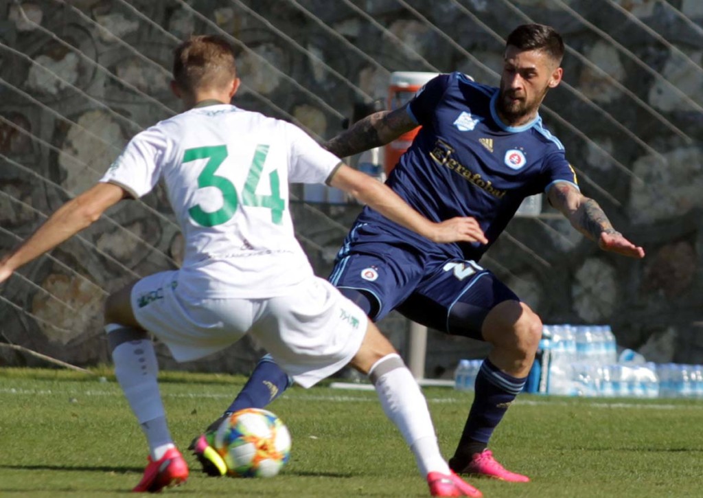 Erik Daniel und Slovan Bratislava bekommen es in der Champions-League-Qualifikation mit den Shamrock Rovers zu tun. © IMAGO / Aleksandar Djorovic, 03.02.2020 Slovan Bratislava Shamrock Rovers Tipp