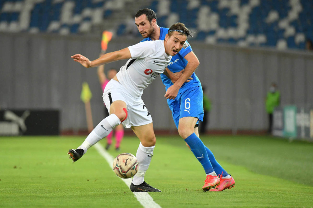 Setzt sich Neftci (im Bild: Mert Celik) erneut gegen Dinamo durch? © IMAGO / Xinhua, 07.07.2021 Neftci Baku Dinamo Tiflis Tipp