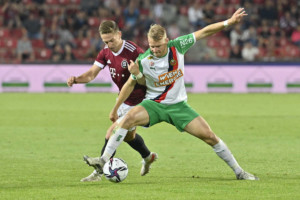 Kann Rapid (im Bild: Marco Grüll) zuhause gegen Zorya Luhansk den Frust der letzten Wochen ablegen? © IMAGO / CTK Photo, 28.07.2021 Rapid Wien Zorya Luhansk Tipp