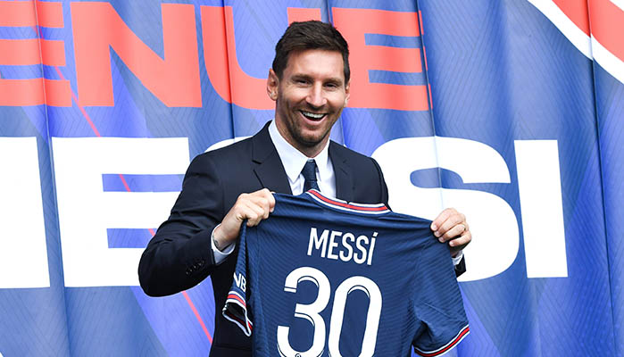 PSG Messi Champions League