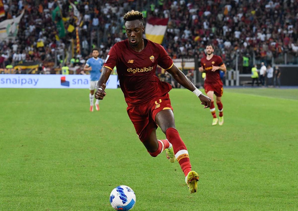 Hat Sorja Luhansk eine Chance gegen AS Rom und Tammy Abraham? © IMAGO / Action Plus, 26.09.2021 Sorja Luhansk -AS Rom Tipp 09 2021