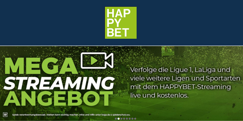 Happybet Livestream Angebot
